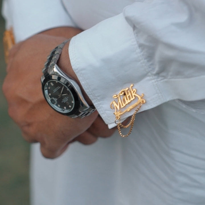 Customize Chain Cufflinks