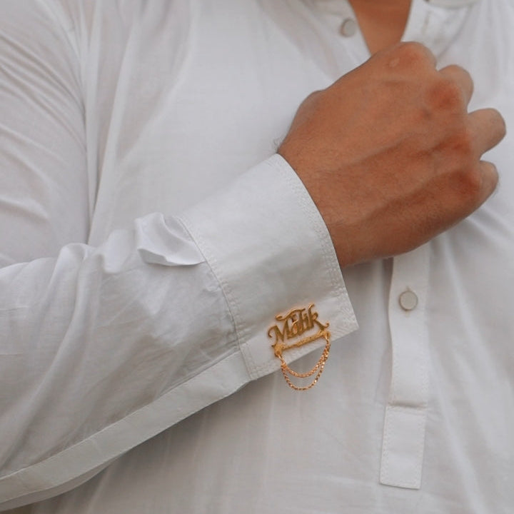 Customize Chain Cufflinks