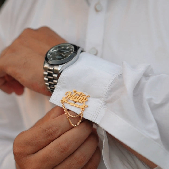 Customize Chain Cufflinks