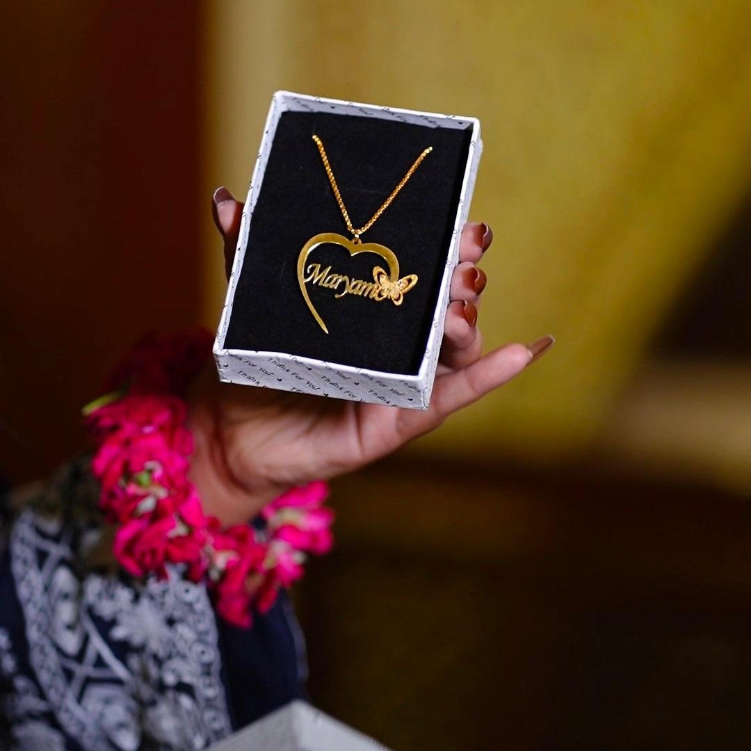 Heart Name Necklace