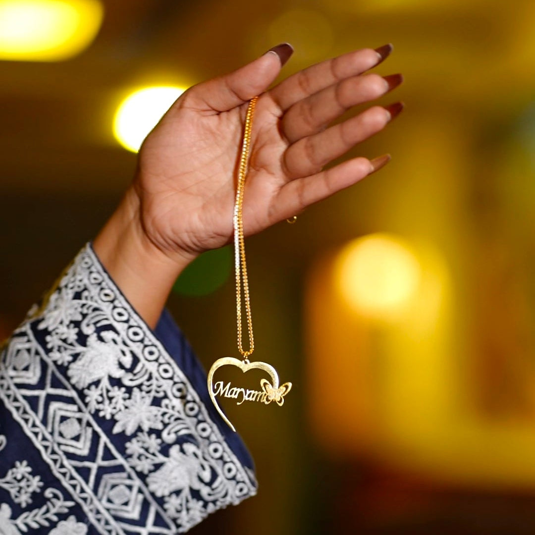 Heart Name Necklace
