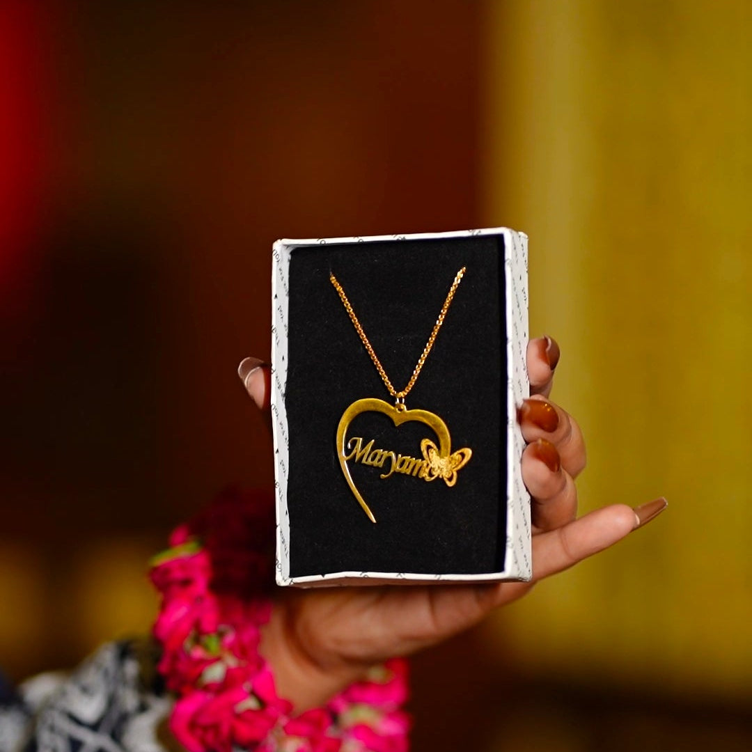 Heart Name Necklace
